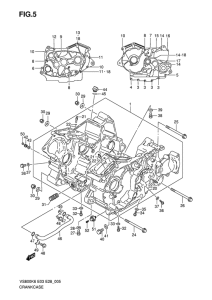 VS800 Картер двигателя