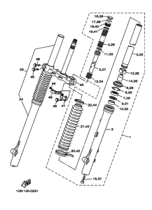  Передняя вилка