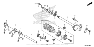CBR600RR (ABS) Вилка переключения передач