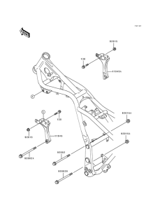 EL250 Рама ,крепежные детали