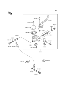 BJ250 Главный тормозной цилиндр