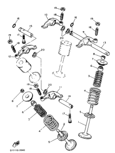XT500T Клапана