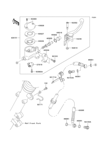 EJ800 Главный тормозной цилиндр