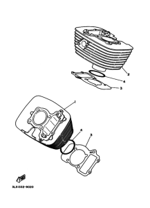 XV250 Цилиндры
