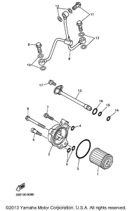 WR400FK Масляный фильтр
