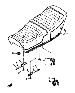 XS500 Сиденье