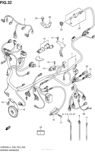 UH200 Wiring Harness (Uh200Al4 P33)