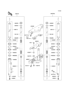 EN500 Front fork(c7f-c9f)