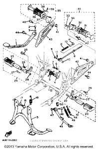 XJ550RK Подножки
