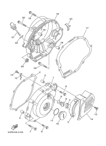  Крышка картера двигателя