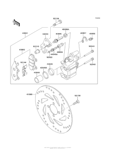 AN112 Передний тормоз