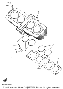 XJ600SHC Цилиндры