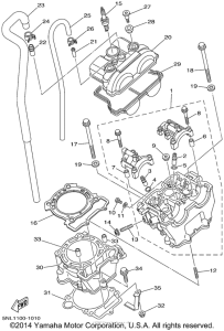 WR250F Цилиндры