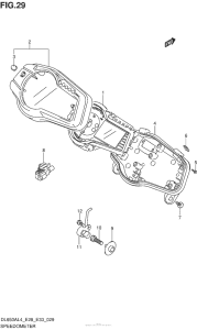 DL650 (ABS) Speedometer (Dl650Al4 E28)
