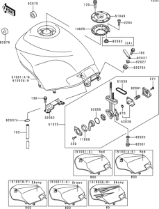 EX250 Fuel tank(1 / 3)