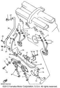 FZR600RL Система забора воздуха