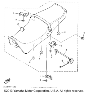 FZR1000D Сиденье