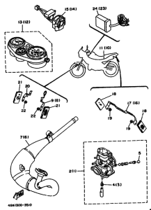 TDR125 Генератор for chassis
