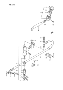 RM125 Задний тормозной цилиндр