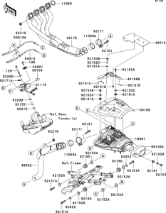 ZX600 Глушитель