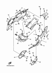 MT07 Боковые обтекатели