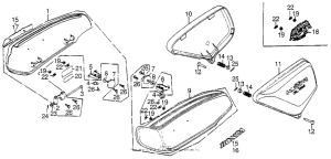 GL1000 Side shelter + side cover