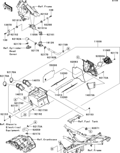 EX250 Воздушный фильтр