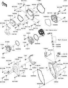 ZX1000 Engine cover(s)(1 / 2)