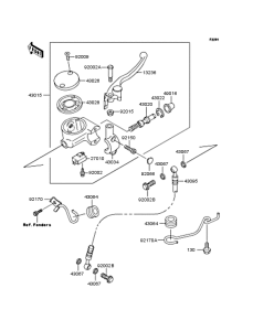VN400 Главный тормозной цилиндр