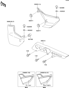 ZR1100 Боковые обтекатели