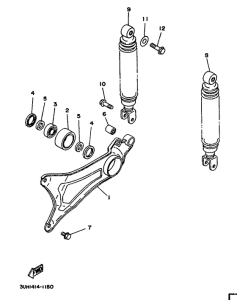 XC150 Rear arm. suspension