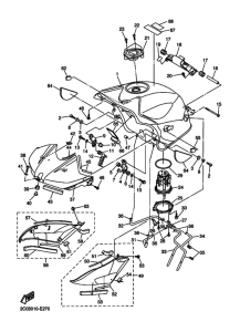 YZF-R6R Fuel tank assy