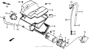 VF500C Воздушный фильтр
