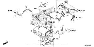 CBR600RR (ABS) Evap Canister (2)
