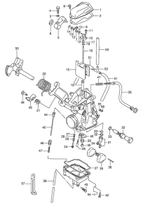 DR350 Carburetor assy