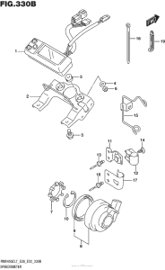 RMX450 Speedometer (Rmx450Zl7 E33)