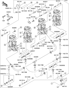 ZX750 Карбюратор