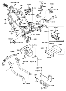 ZX600 Battery case / tool case