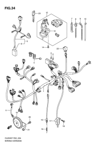 DL650 (ABS) Жгут проводов