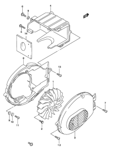 AY50 Вентилятор охлаждения