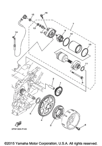 XP500F Стартер