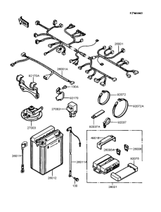 ZX400 Электрика