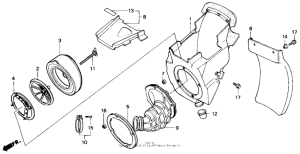 CR500R Air cleaner 84
