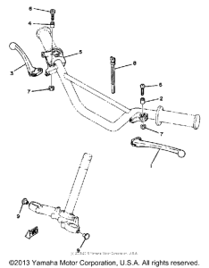 MX80J Handle switch - lever