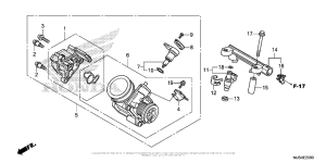 NC700J (DCT) Корпус Дросселя