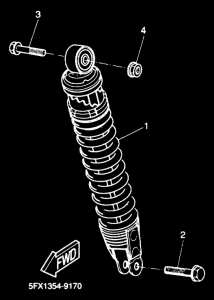 CW50RS Задняя подвеска