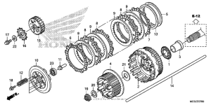 ST1300 (ABS) Сцепление