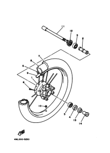 TY250ZS ﾌﾛﾝﾄﾎｲｰﾙ