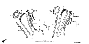 VT600C Цепь ГРМ