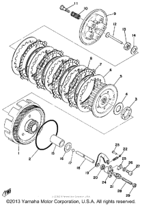 RS100B Сцепление